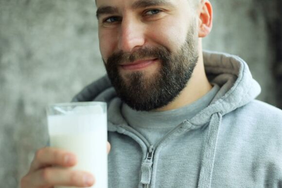 Drink milk to increase potency