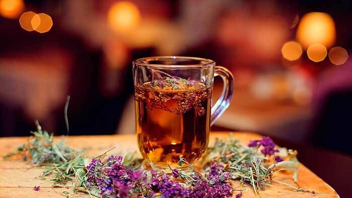 Tea with thyme for potency